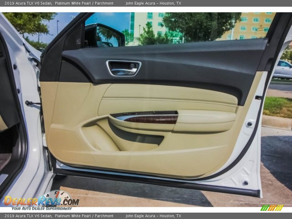 2019 Acura TLX V6 Sedan Platinum White Pearl / Parchment Photo #22