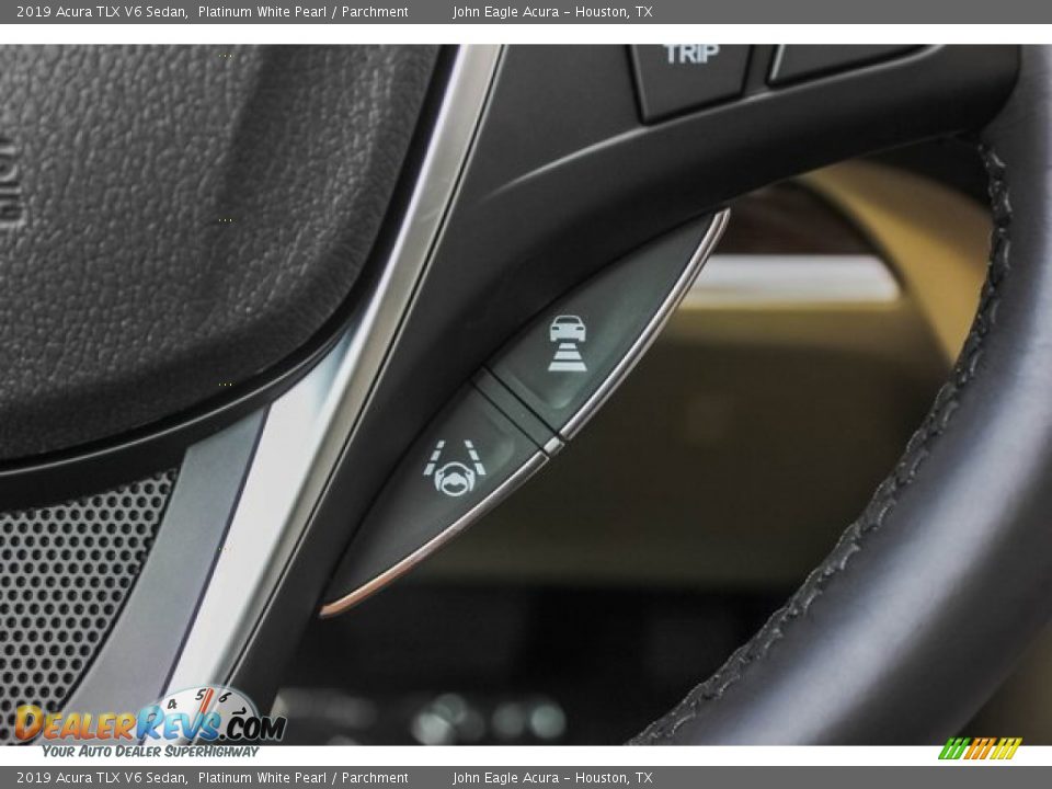 2019 Acura TLX V6 Sedan Platinum White Pearl / Parchment Photo #36