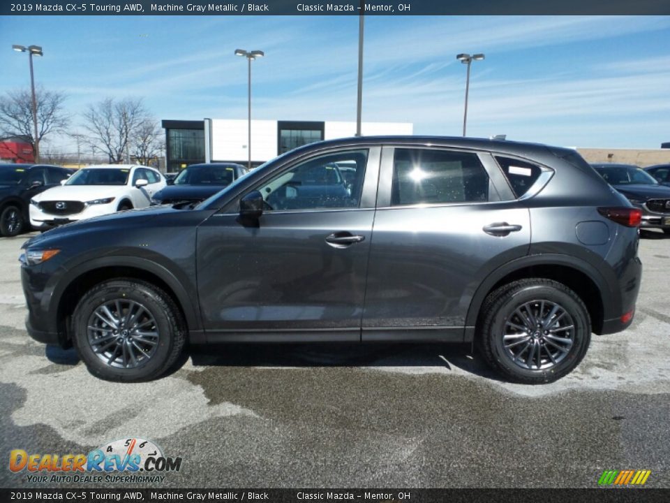 2019 Mazda CX-5 Touring AWD Machine Gray Metallic / Black Photo #2