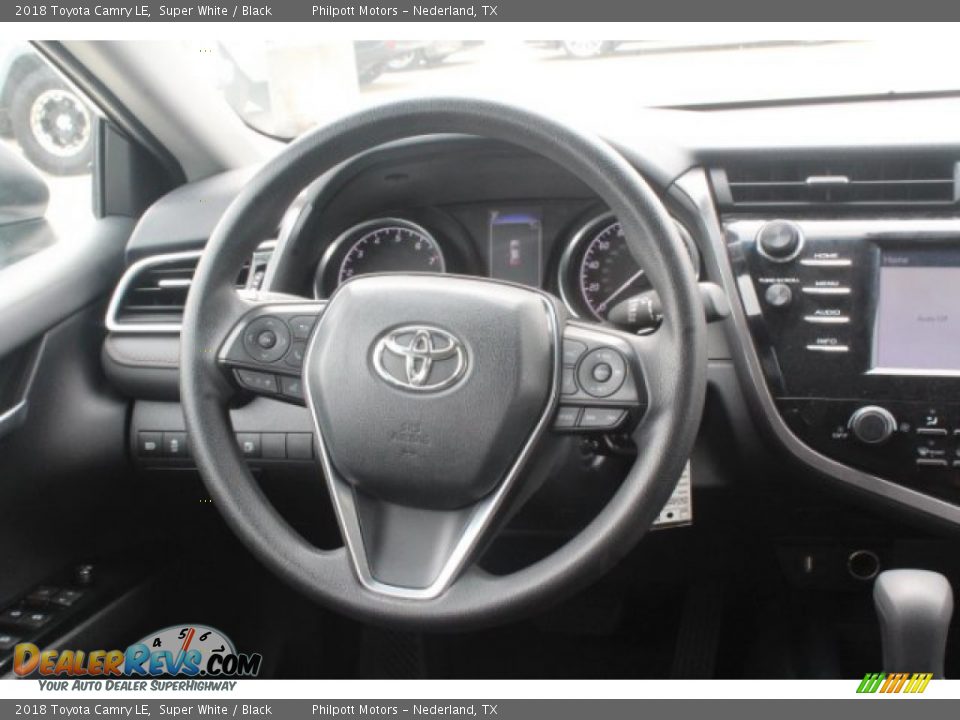 2018 Toyota Camry LE Super White / Black Photo #20