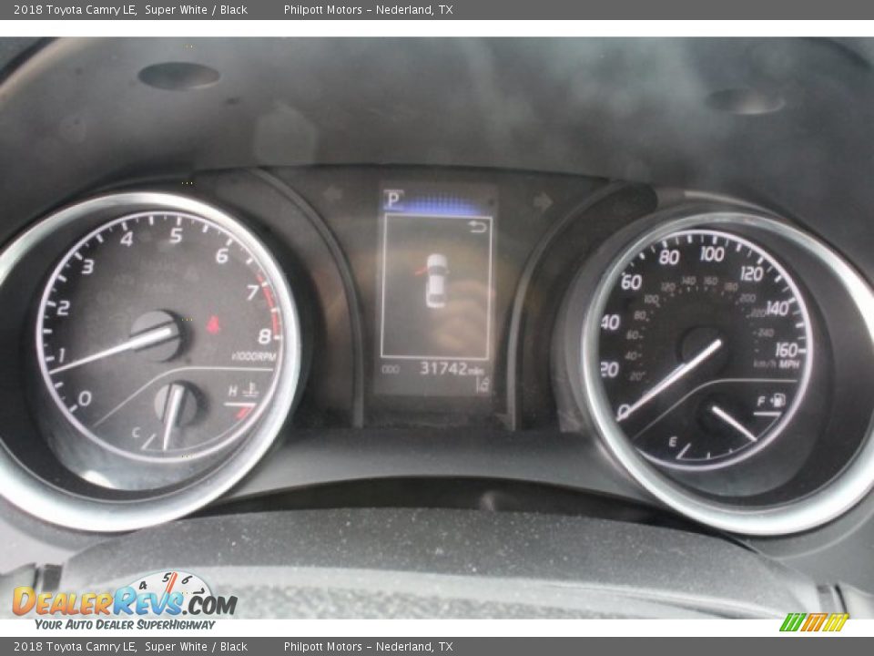 2018 Toyota Camry LE Super White / Black Photo #26