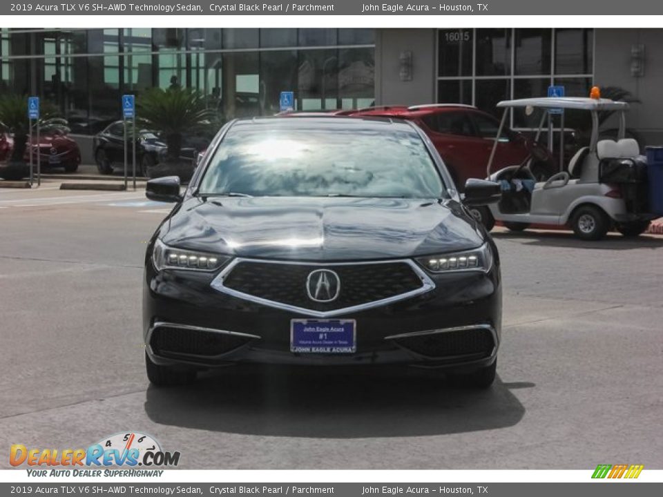 2019 Acura TLX V6 SH-AWD Technology Sedan Crystal Black Pearl / Parchment Photo #2