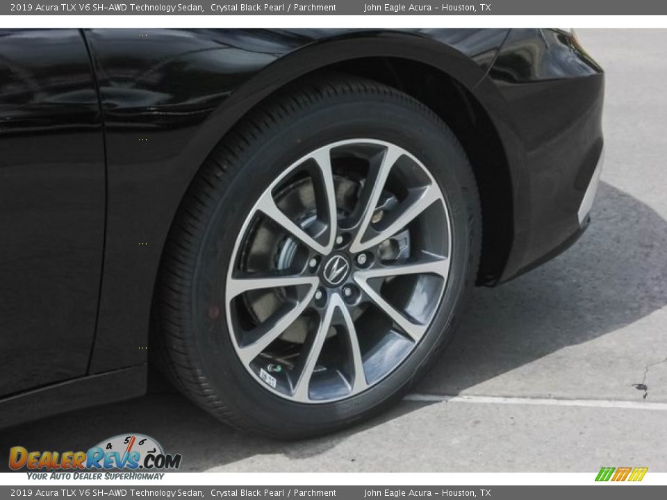 2019 Acura TLX V6 SH-AWD Technology Sedan Crystal Black Pearl / Parchment Photo #10