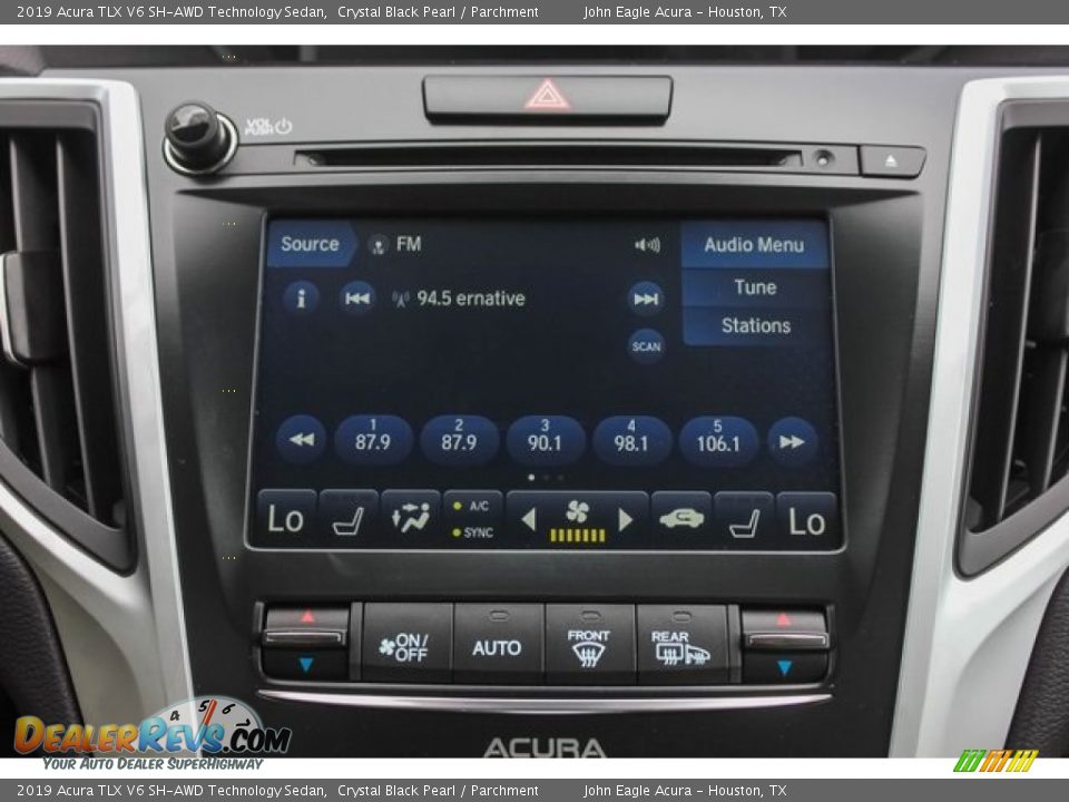 2019 Acura TLX V6 SH-AWD Technology Sedan Crystal Black Pearl / Parchment Photo #15
