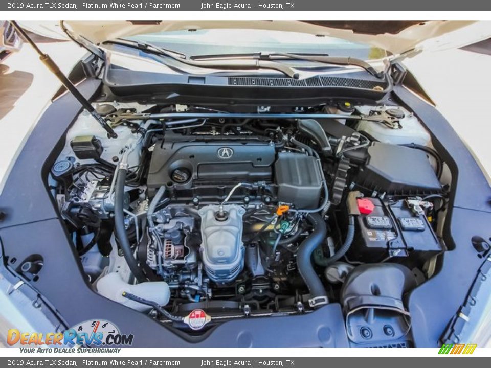 2019 Acura TLX Sedan Platinum White Pearl / Parchment Photo #18