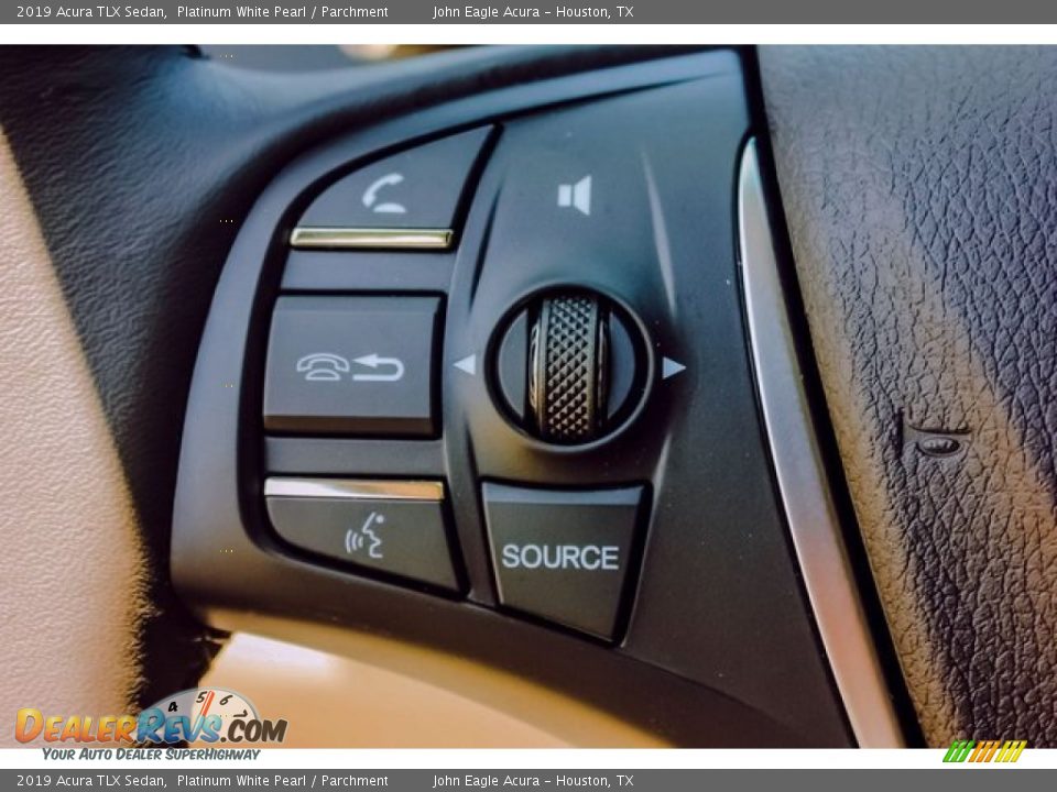 2019 Acura TLX Sedan Platinum White Pearl / Parchment Photo #34