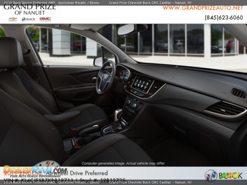 2019 Buick Encore Preferred AWD Quicksilver Metallic / Ebony Photo #6