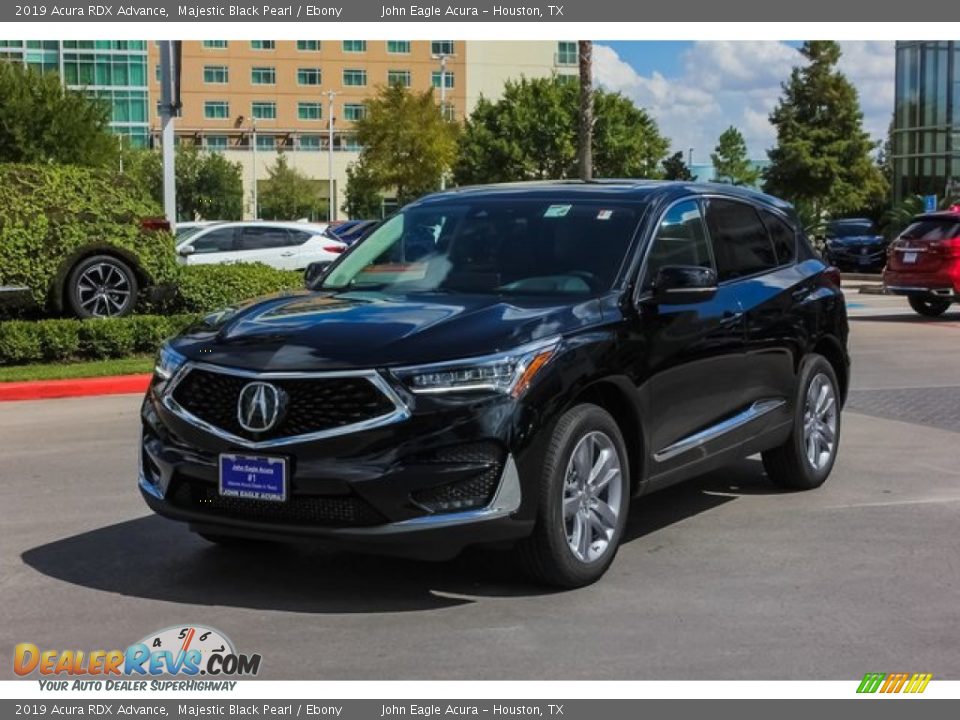 2019 Acura RDX Advance Majestic Black Pearl / Ebony Photo #3