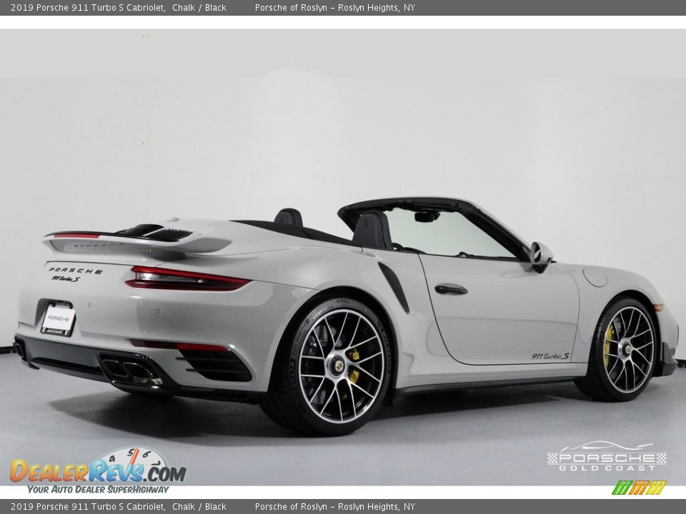 2019 Porsche 911 Turbo S Cabriolet Chalk / Black Photo #6