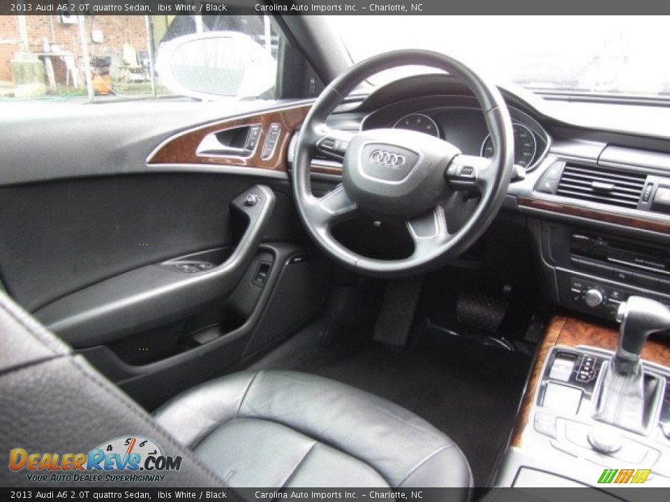 2013 Audi A6 2.0T quattro Sedan Ibis White / Black Photo #12