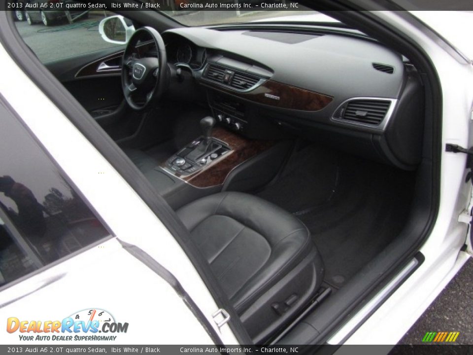 2013 Audi A6 2.0T quattro Sedan Ibis White / Black Photo #22