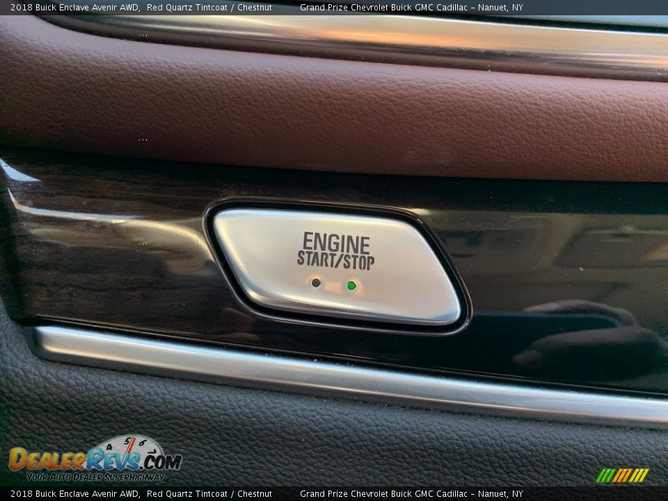 2018 Buick Enclave Avenir AWD Red Quartz Tintcoat / Chestnut Photo #13