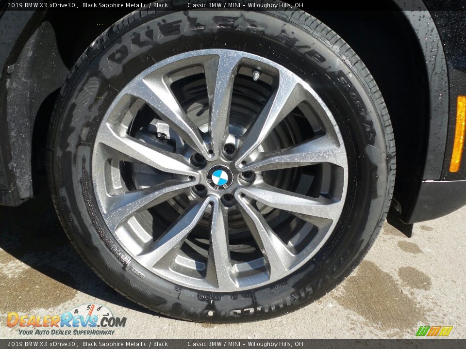 2019 BMW X3 xDrive30i Black Sapphire Metallic / Black Photo #3