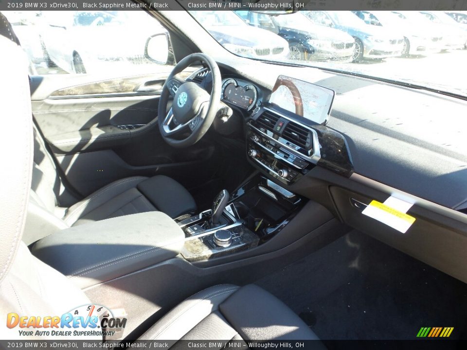 2019 BMW X3 xDrive30i Black Sapphire Metallic / Black Photo #5