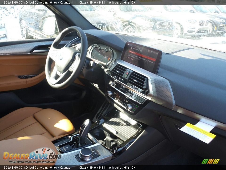 2019 BMW X3 xDrive30i Alpine White / Cognac Photo #5