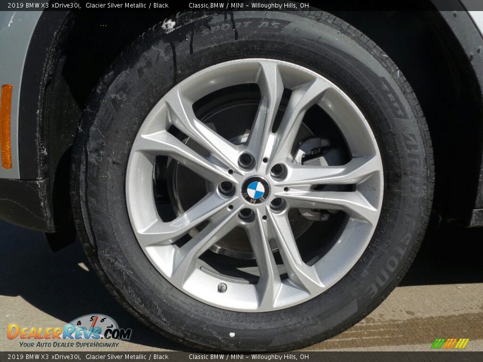 2019 BMW X3 xDrive30i Glacier Silver Metallic / Black Photo #5