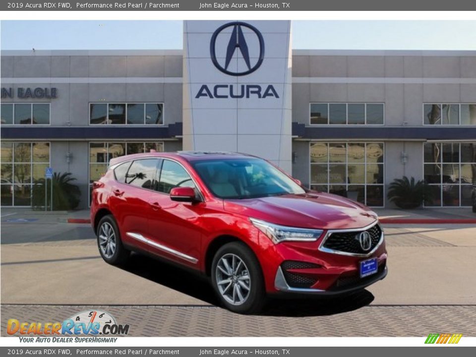 2019 Acura RDX FWD Performance Red Pearl / Parchment Photo #1