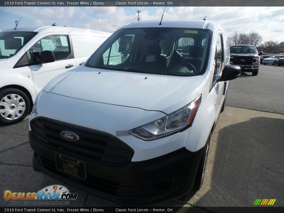 2019 Ford Transit Connect XL Van Frozen White / Ebony Photo #1