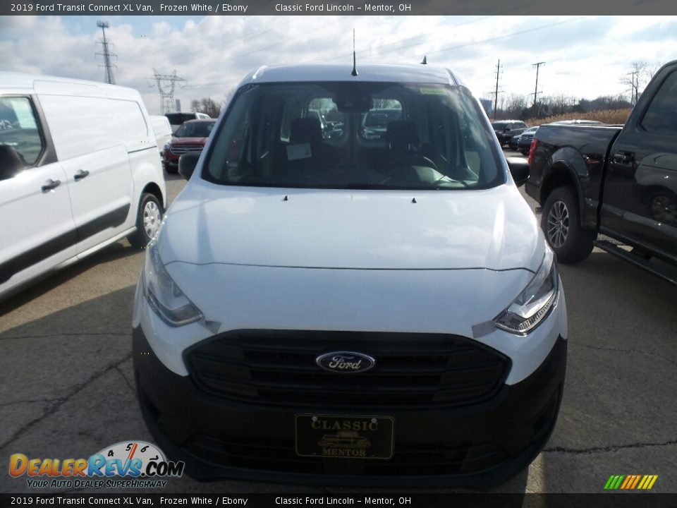 2019 Ford Transit Connect XL Van Frozen White / Ebony Photo #2