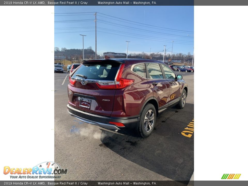 2019 Honda CR-V LX AWD Basque Red Pearl II / Gray Photo #5