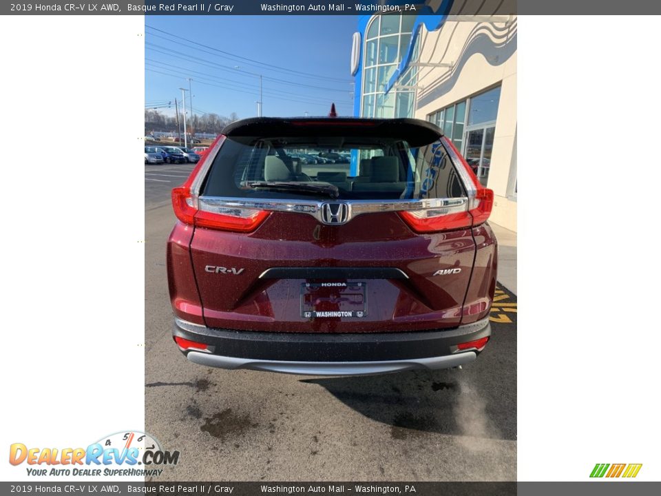 2019 Honda CR-V LX AWD Basque Red Pearl II / Gray Photo #6