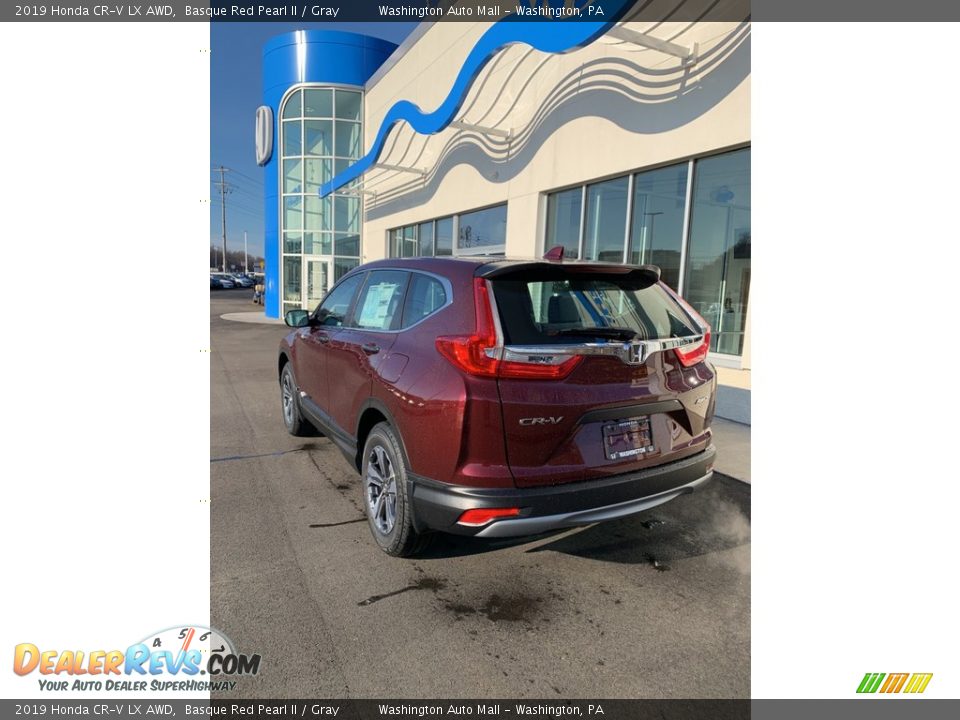 2019 Honda CR-V LX AWD Basque Red Pearl II / Gray Photo #7