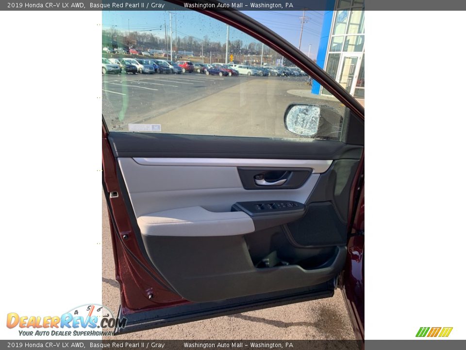 2019 Honda CR-V LX AWD Basque Red Pearl II / Gray Photo #8