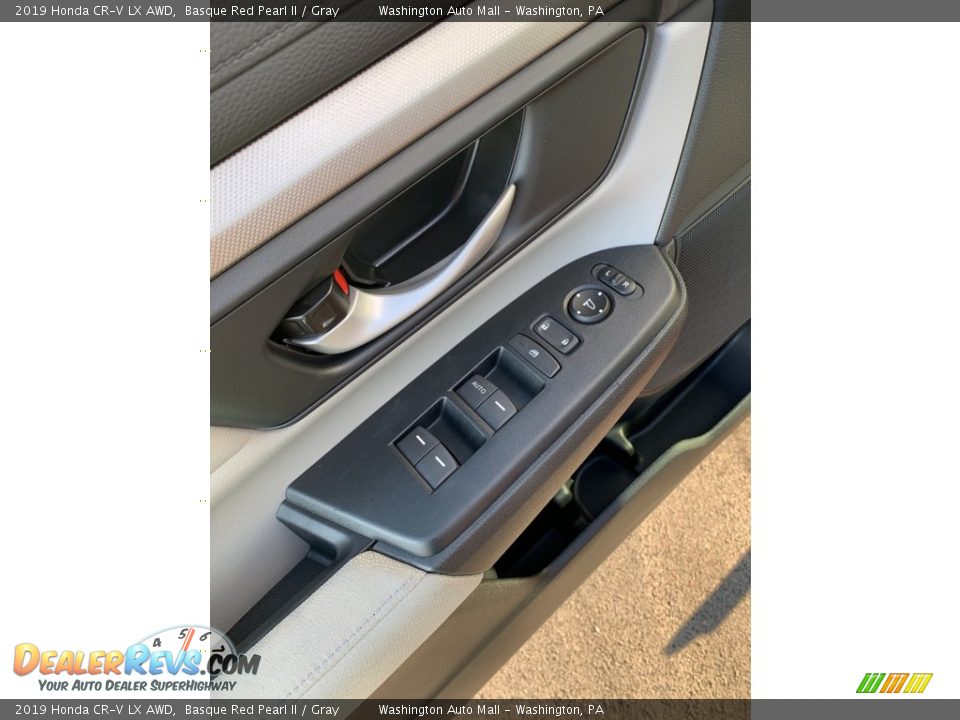 2019 Honda CR-V LX AWD Basque Red Pearl II / Gray Photo #9