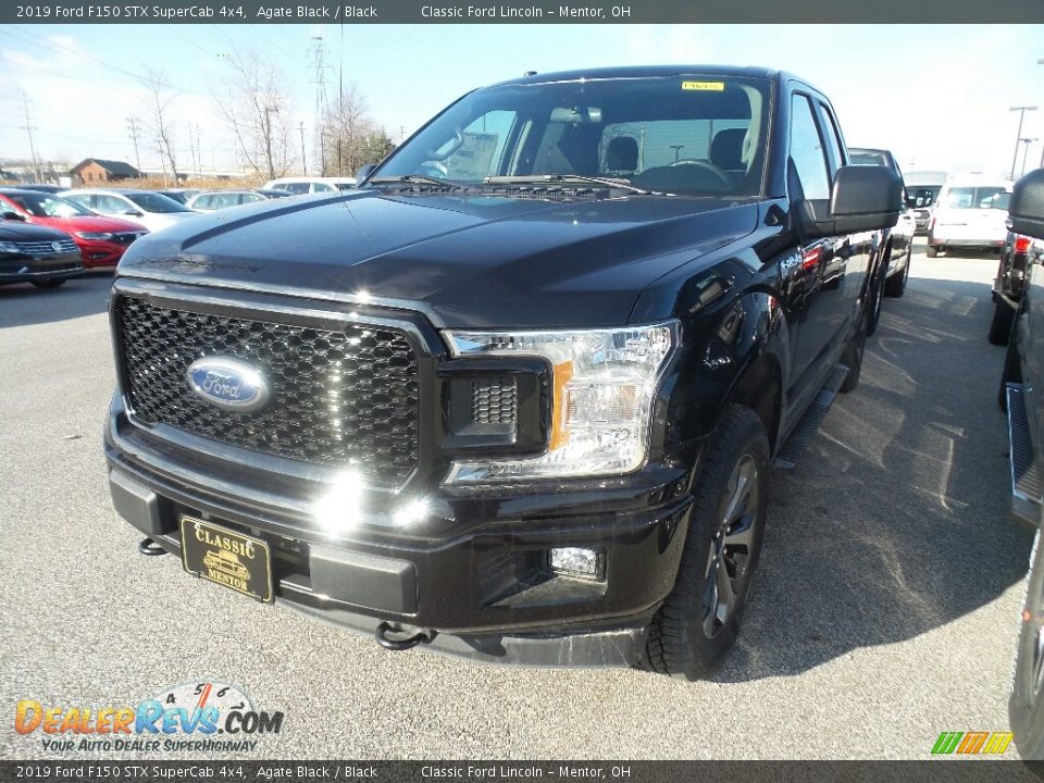 2019 Ford F150 STX SuperCab 4x4 Agate Black / Black Photo #1