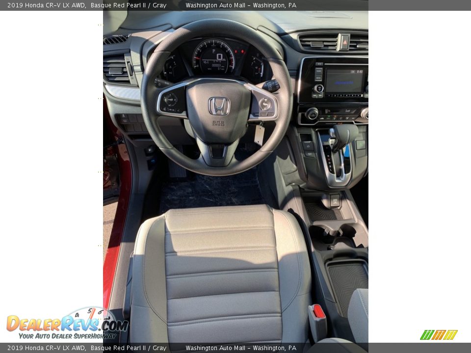 2019 Honda CR-V LX AWD Basque Red Pearl II / Gray Photo #11