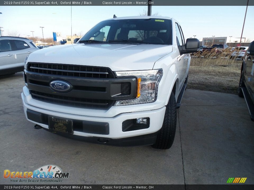 2019 Ford F150 XL SuperCab 4x4 Oxford White / Black Photo #1