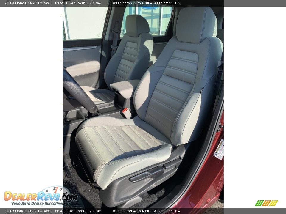 2019 Honda CR-V LX AWD Basque Red Pearl II / Gray Photo #12