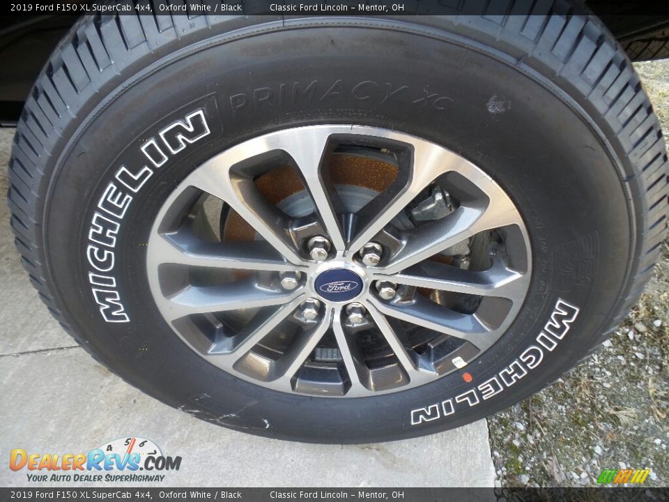 2019 Ford F150 XL SuperCab 4x4 Oxford White / Black Photo #4
