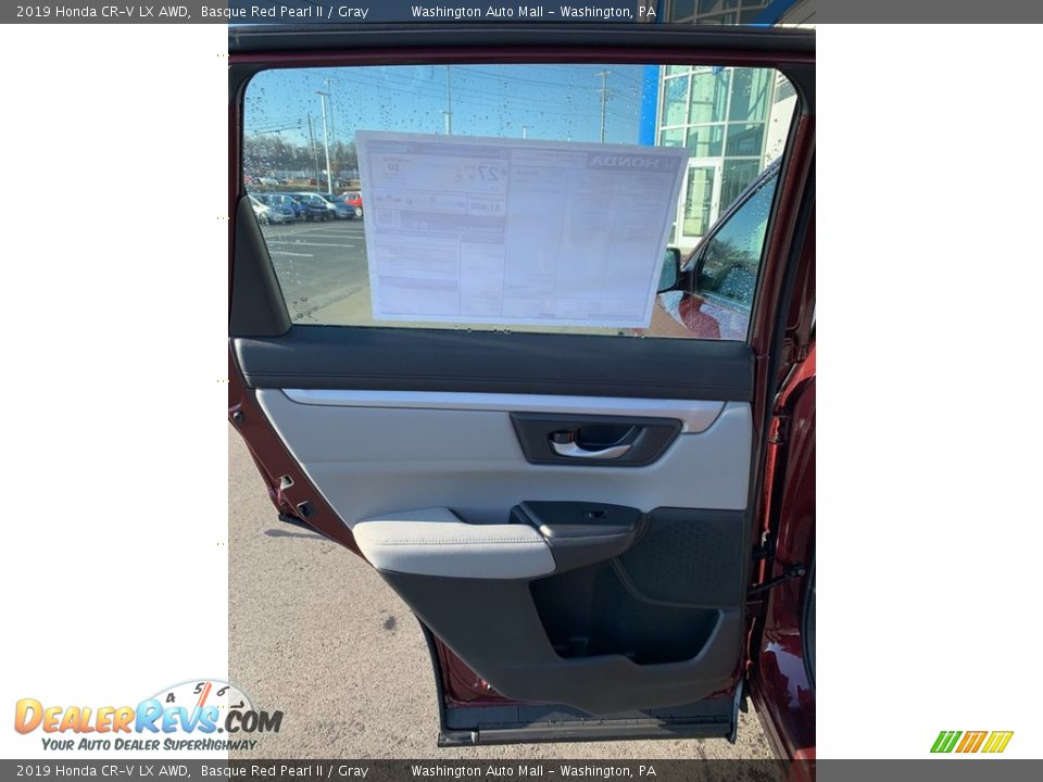2019 Honda CR-V LX AWD Basque Red Pearl II / Gray Photo #16