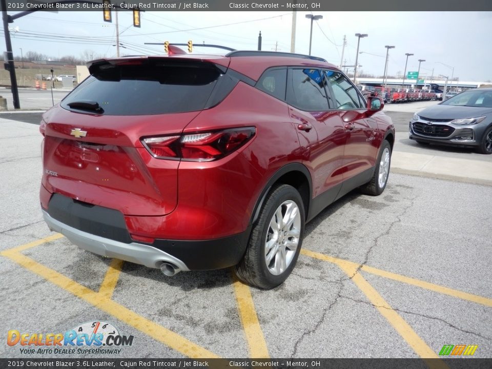 2019 Chevrolet Blazer 3.6L Leather Cajun Red Tintcoat / Jet Black Photo #4