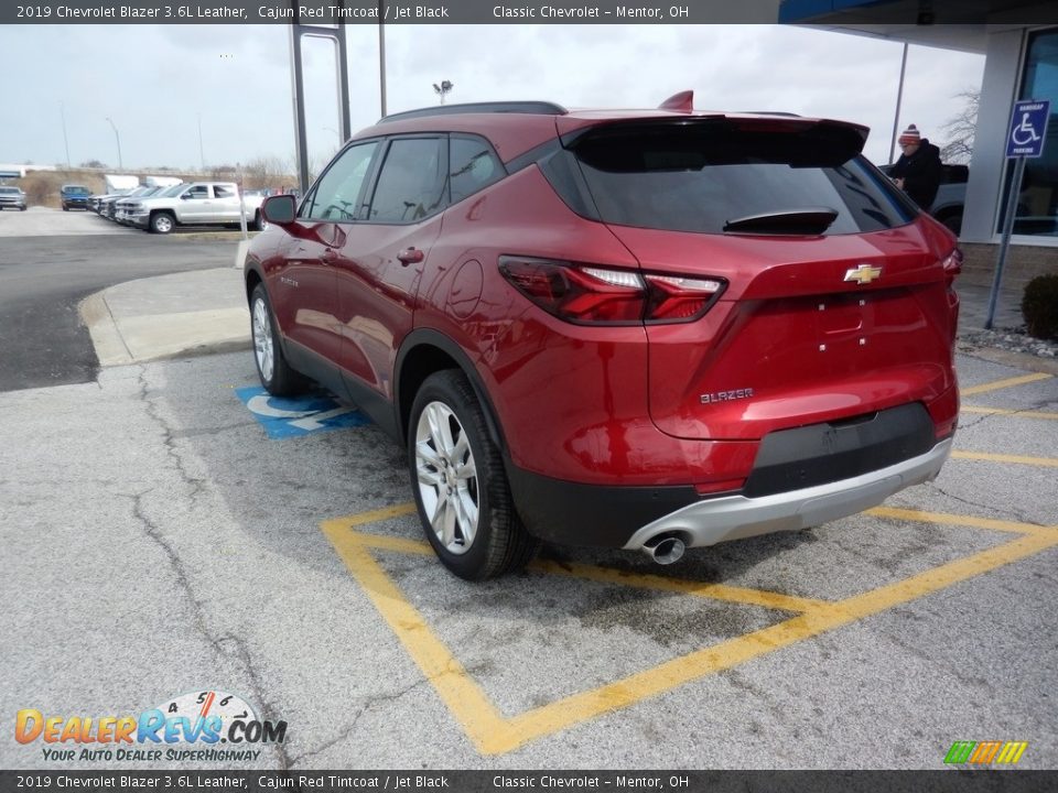 2019 Chevrolet Blazer 3.6L Leather Cajun Red Tintcoat / Jet Black Photo #5