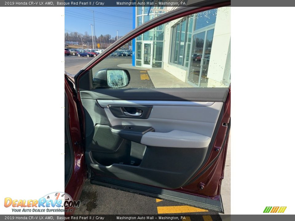 2019 Honda CR-V LX AWD Basque Red Pearl II / Gray Photo #27