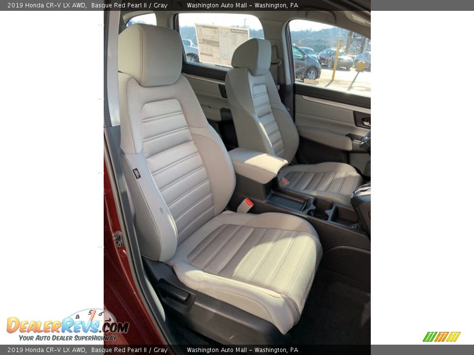 2019 Honda CR-V LX AWD Basque Red Pearl II / Gray Photo #28