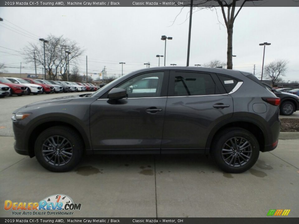 2019 Mazda CX-5 Touring AWD Machine Gray Metallic / Black Photo #2