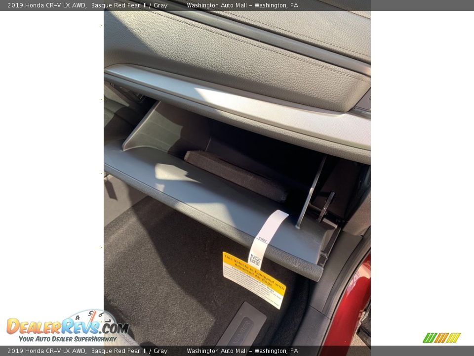2019 Honda CR-V LX AWD Basque Red Pearl II / Gray Photo #30