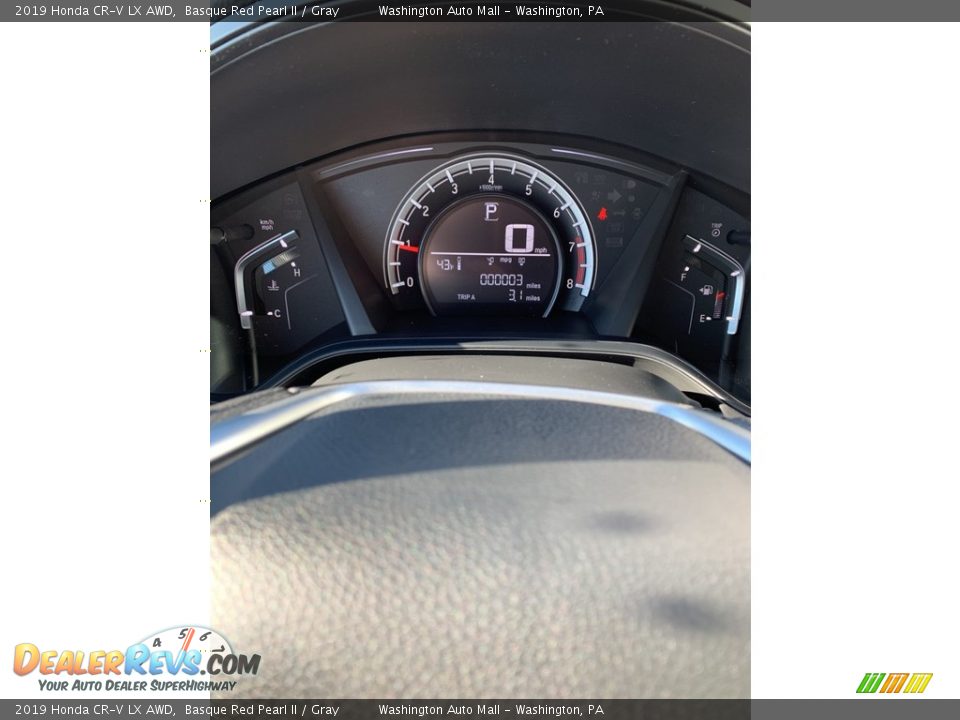 2019 Honda CR-V LX AWD Basque Red Pearl II / Gray Photo #32