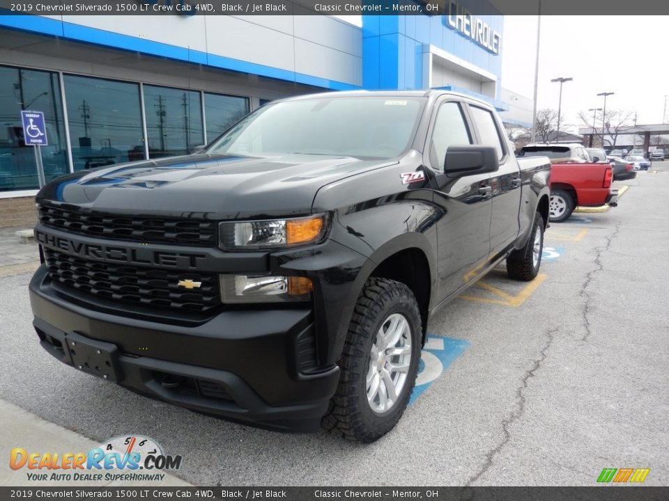 2019 Chevrolet Silverado 1500 LT Crew Cab 4WD Black / Jet Black Photo #1