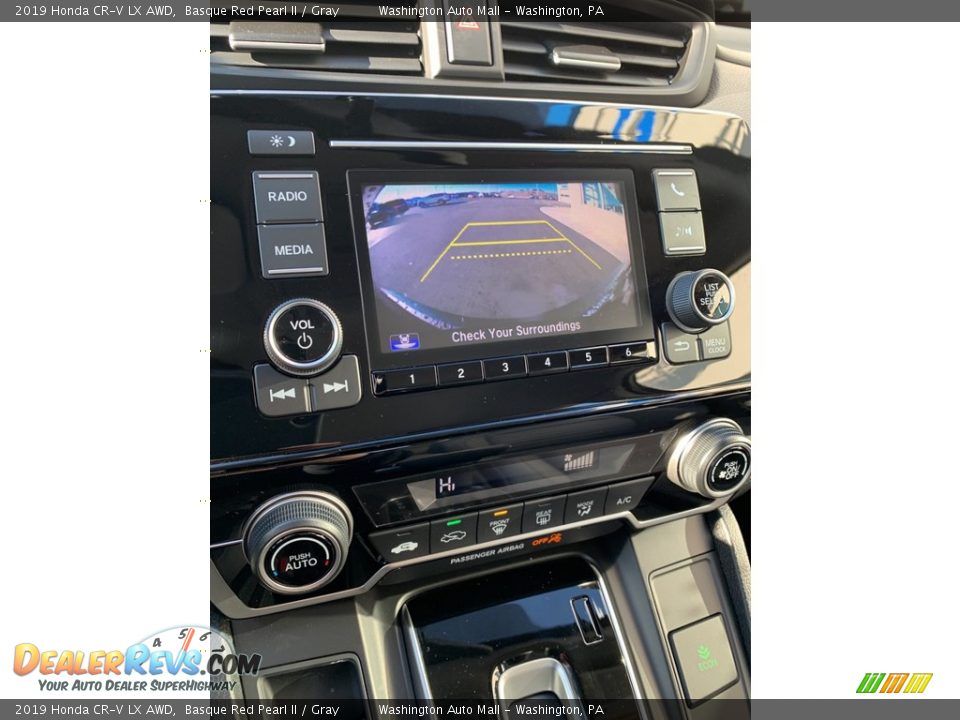 2019 Honda CR-V LX AWD Basque Red Pearl II / Gray Photo #34