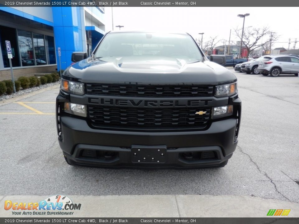 2019 Chevrolet Silverado 1500 LT Crew Cab 4WD Black / Jet Black Photo #2