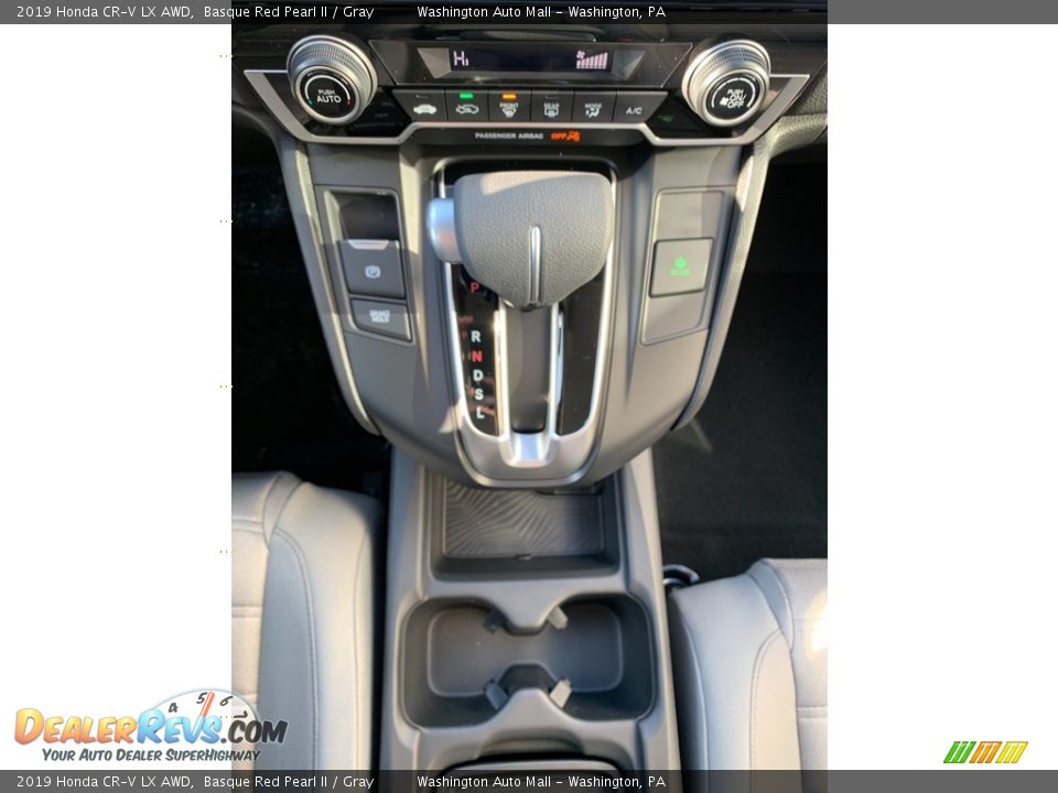 2019 Honda CR-V LX AWD Basque Red Pearl II / Gray Photo #35