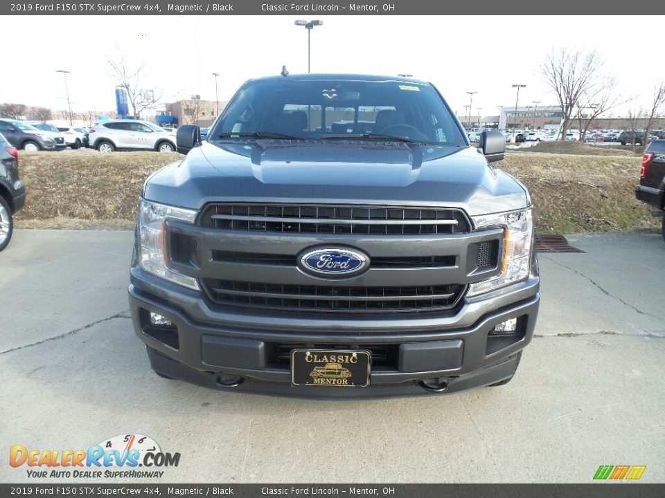 2019 Ford F150 STX SuperCrew 4x4 Magnetic / Black Photo #2