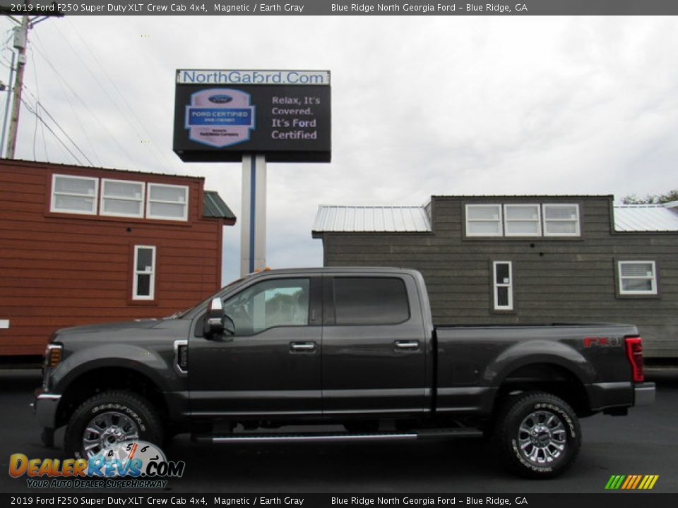 2019 Ford F250 Super Duty XLT Crew Cab 4x4 Magnetic / Earth Gray Photo #2