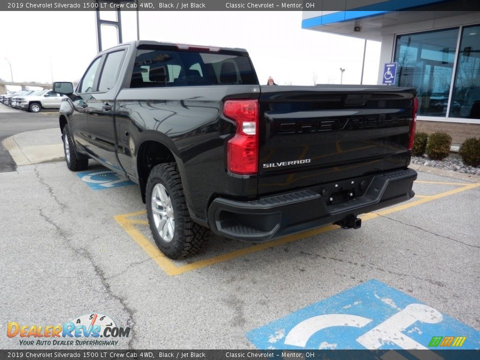 2019 Chevrolet Silverado 1500 LT Crew Cab 4WD Black / Jet Black Photo #5