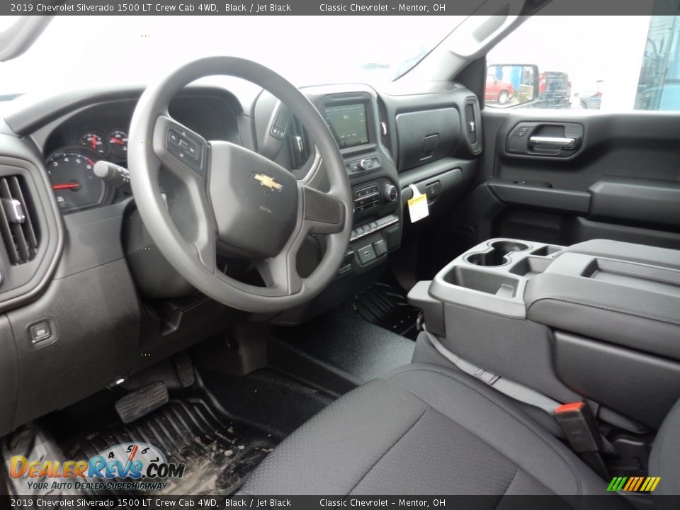 2019 Chevrolet Silverado 1500 LT Crew Cab 4WD Black / Jet Black Photo #6
