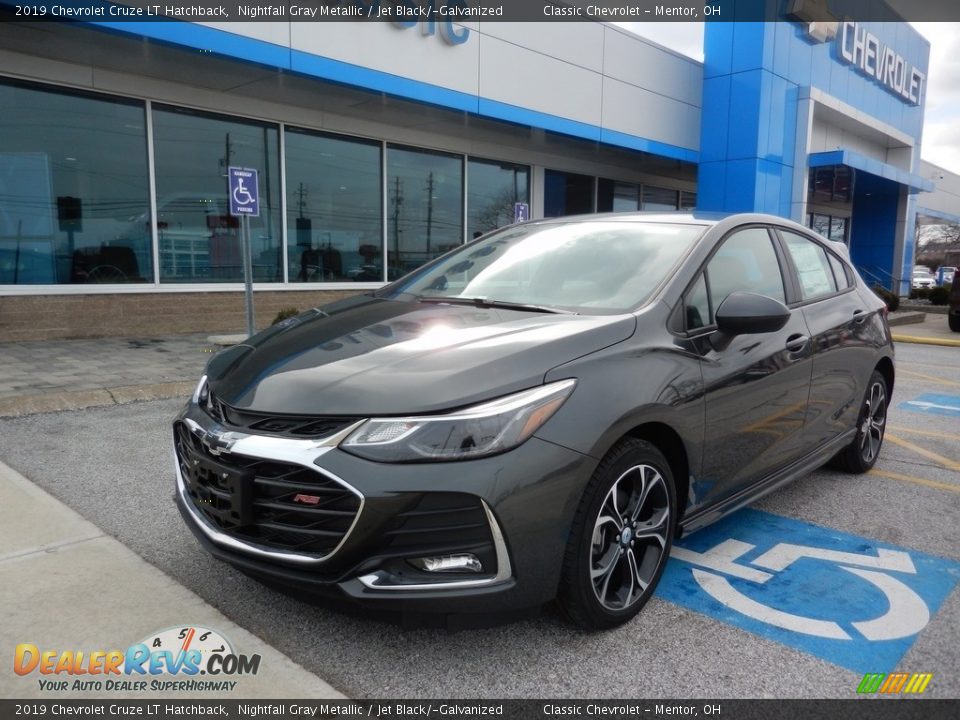 2019 Chevrolet Cruze LT Hatchback Nightfall Gray Metallic / Jet Black/­Galvanized Photo #1